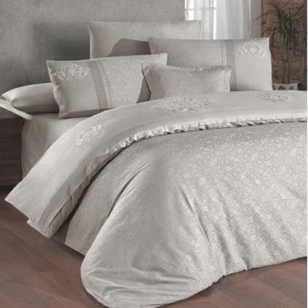 سرویس ملحفه فرست چویس ساتن و پنبه دو نفره 6 تکه