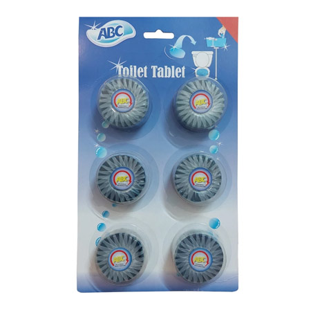 قرص خوشبو کننده توالت آ.ب.ث بسته 6 عددی