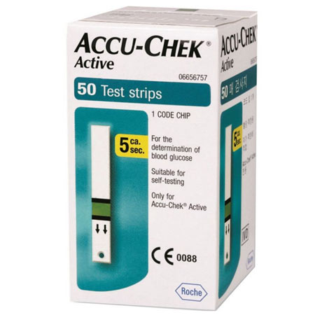 نوار تست قند خون آکیوچک اکتیو بسته 50 عددی