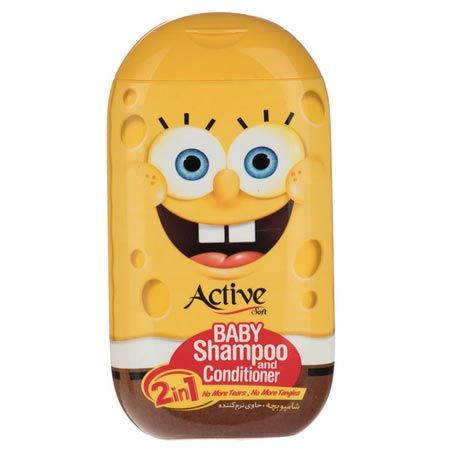 شامپو بچه اکتیو مدل باب اسفنجی مقدار 280 گرم