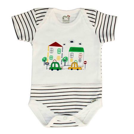 زیر دکمه دار آستین کوتاه آدمک مدل Car