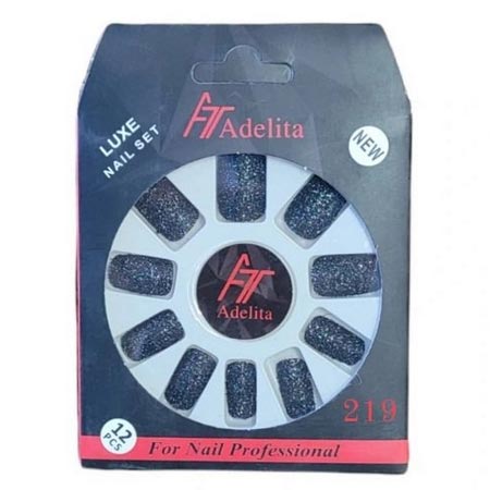 ناخن مصنوعی آدلیتا مدل Sh-G219 بسته 12 عددی