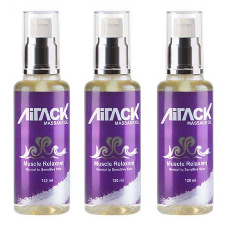 روغن ماساژ آیتک مدل Musaxant حجم 120 میلی لیتر مجموعه 3 عددی