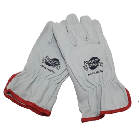 دستکش چرم ایمنی آمریکن سیفتی ضد لغزش