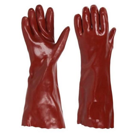 دستکش ایمنی ضد اسید بسته 6 جفتی جنس نیتریل