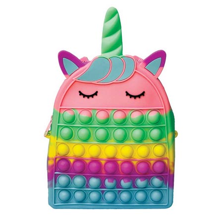 فیجت دخترانه طرح کیف کوله پشتی مدل پاپیت یونیکورن