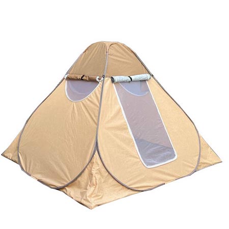 چادر مسافرتی 8 نفره آپکس مدل برنو پارچه برزنتی با سه پنجره