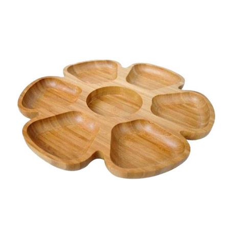 اردور خوری از جنس چوب بامبو طرح گل