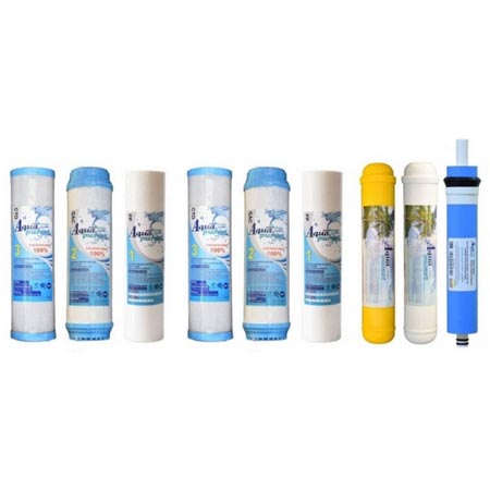فیلتر دستگاه تصفیه آب آکوا پیورست مجموعه 8 عددی