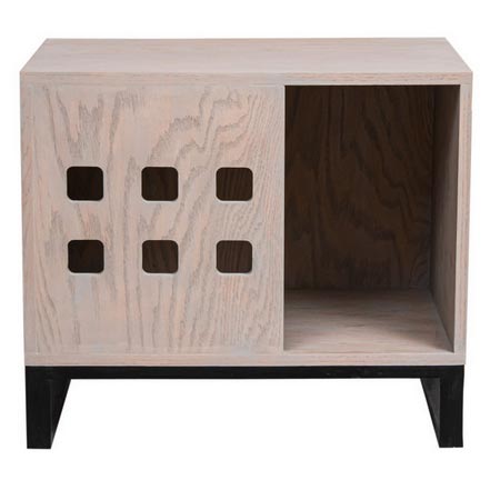 لانه سگ و گربه MDF با روکش چوب مدل Arapet 09