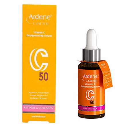 سرم پوست آردن سی فکتور مدل ویتامین C50 حجم 30 میلی لیتر