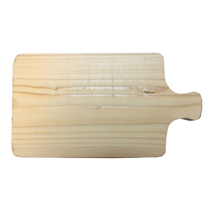 تخته گوشت چوبی آرونی دسته دار مدل پامچال سایز 3