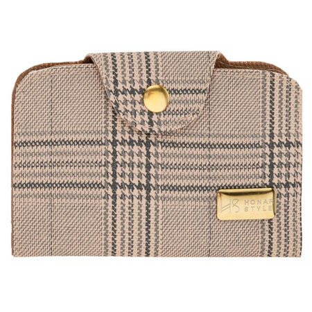 جا کارتی دخترانه هنر استایل جنس چرم مصنوعی درجه یک قفل مگنتی