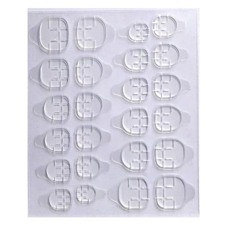 چسب ناخن مصنوعی مدل 14 مجموعه 24 عددی