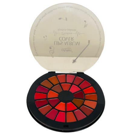 پالت رژ لب جامد آرت اسکین مدل album cover طرح گرد شماره 27