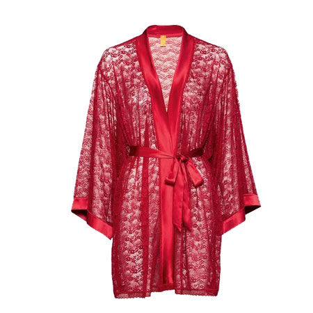 لباس خواب زنانه اسمارا جنس پلی آمید و پلی استر گیپور شیشه ای