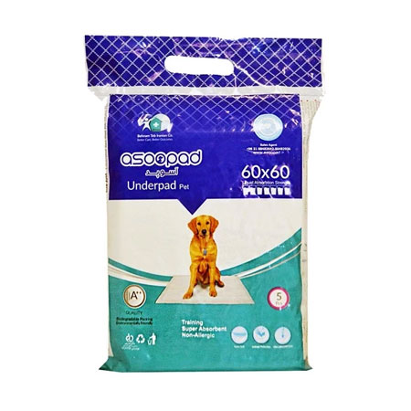 زیرانداز بهداشتی سگ آسو پد سایز 60 در 60