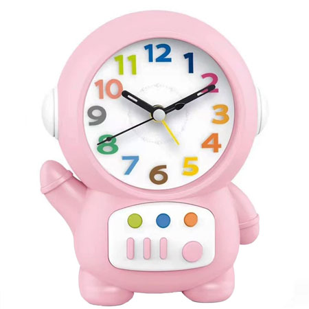 ساعت رومیزی زنگ دار طرح فضانورد