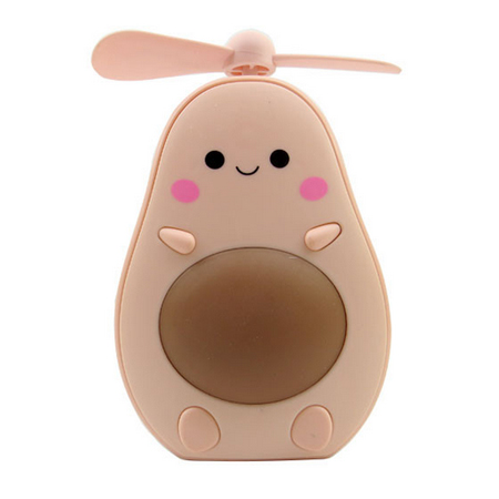 پنکه دستی شارژی دخترانه مینی فن مدل آووکادو