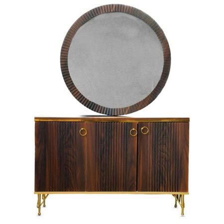 آینه کنسول اسپرت مدل آیسان با آینه گرد