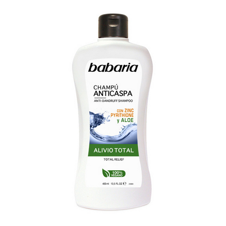 شامپو ضد شوره مو باباریا مدل زینک حجم 400 میلی لیتر