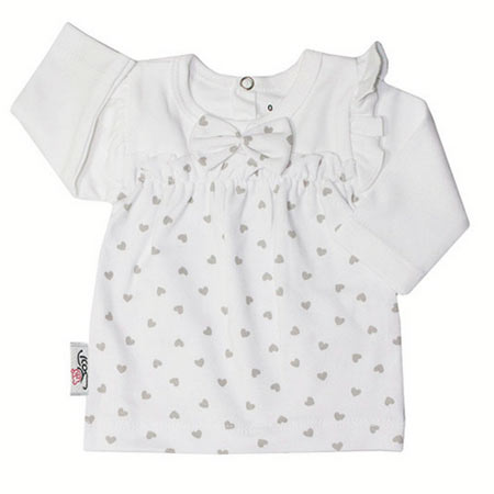 بلوز آستین بلند نوزادی آدمک مدل دلسا ضد حساسیت