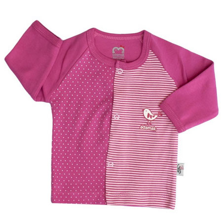 بلوز نوزادی آدمک طرح پرنده کوچولو