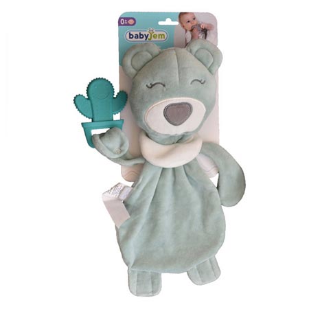 دندان گیر عروسکی کودک پارچه ای بیبی جم