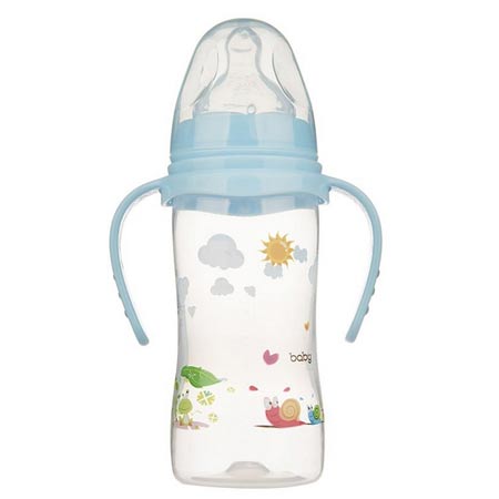 شیشه شیر بیبی لند ارتودنسی ظرفیت 300 میلی لیتر