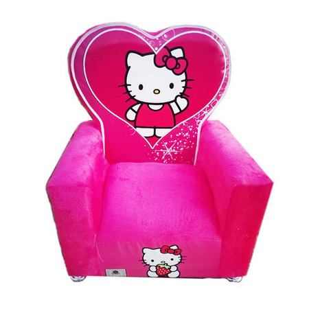 مبل کودک دخترانه صورتی مدل قلبی کیتی