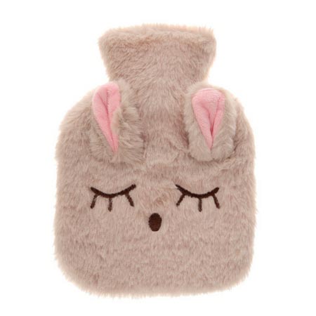 کیسه آب گرم کودک مدل خرگوش جنس پولیشی با روکش پلاشی