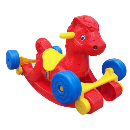 راکر کودک پلاستیکی طرح اسب کد 4510