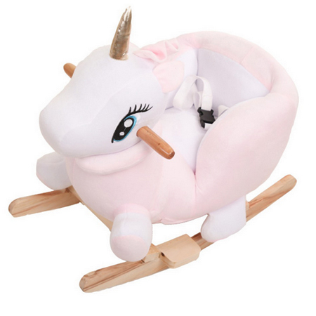 راکر کودک دخترانه مدل اسب تکشاخ پونی