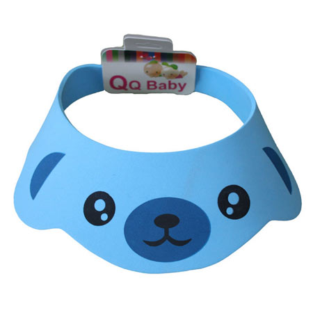 کلاه حمام نوزاد جنس پلی استر طرح خرس مدل kca-khe-bl