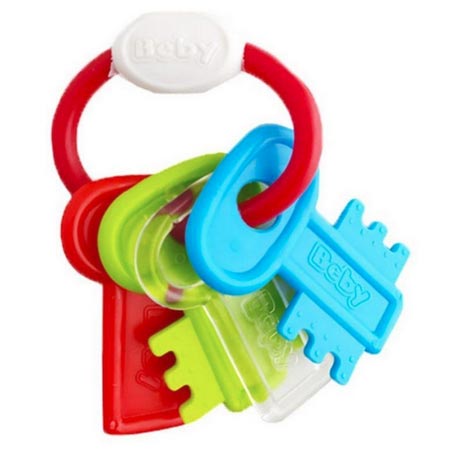دندان گیر کودک پلاستیکی مدل کلید بدون BPA