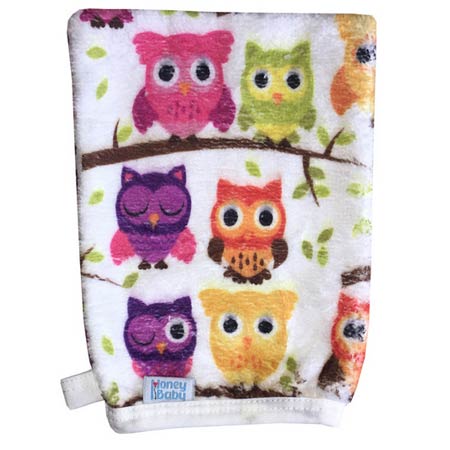 لیف حمام کودک هانی بیبی طرح جغد مدل 50