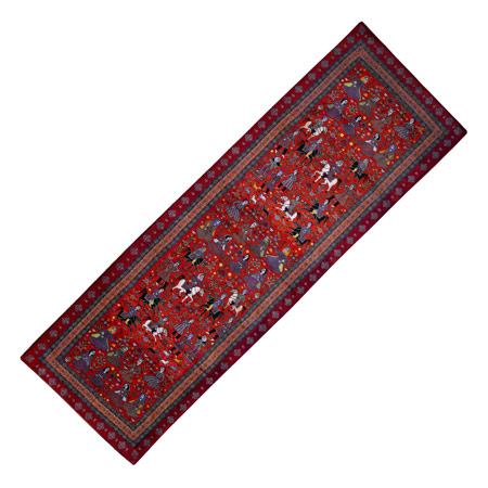 رانر مخمل طرح سنتی بزم بهرام کد KN-RB30133