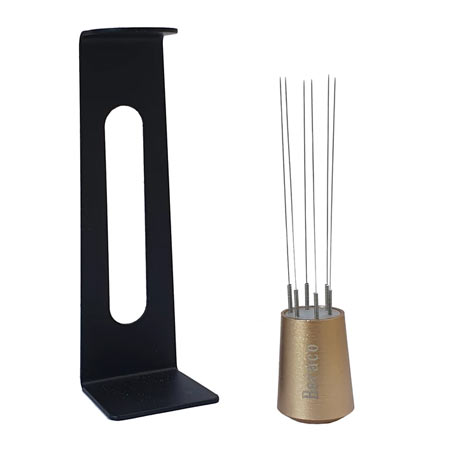 نیدل قهوه باراکو شش سوزن استیل با استند مگنتی