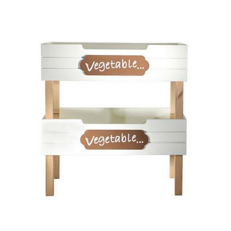 سبد سیب زمینی و پیاز چوبی مدل vegtable