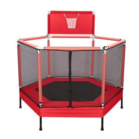 ترامپولین کودک حفاظ دار مدل بسکتبال