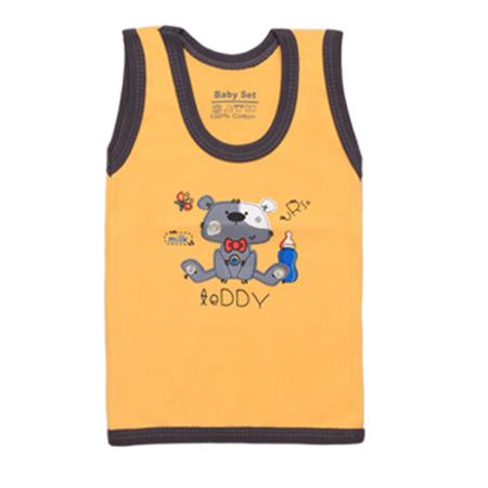 تاپ نوزادی پسرانه طرح خرس جنس تریکو