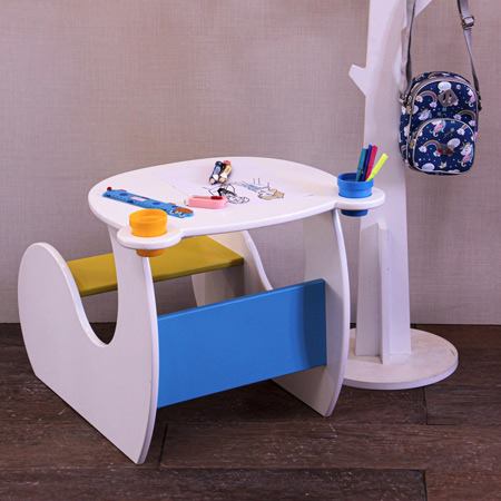 میز تحریر کودک مدل خرسی