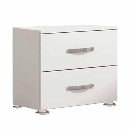 میز پاتختی ملامینه روکش ام دی اف دو کشو