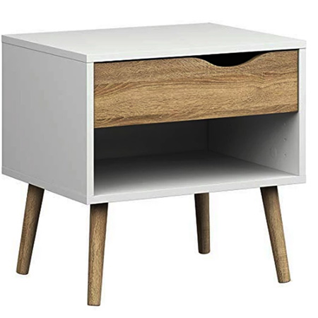 میز پاتختی جنس چوب و ام دی اف