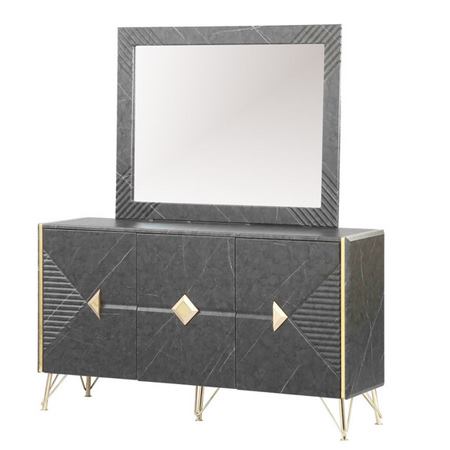 آینه کنسول ام دی اف مدل برمودا