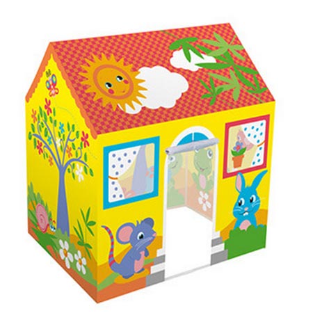 چادر کودک بست وی طرح خانه جنس بدنه PVC وینیل