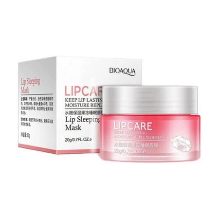 ماسک لب بایو آکوا دارای ویتامین مدل Strawberry وزن 20 گرم