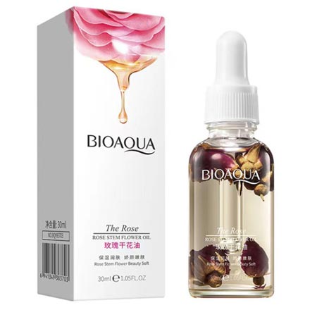 روغن صورت بایو آکوا مدل گل رز حجم 30 میلی لیتر مخصوص بانوان