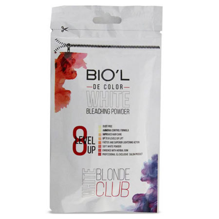 پودر دکلره بیول سفید با عصاره صمغ گیاهی وزن 50 گرم