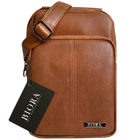 کیف دوشی مردانه برند بیورا چرم مصنوعی